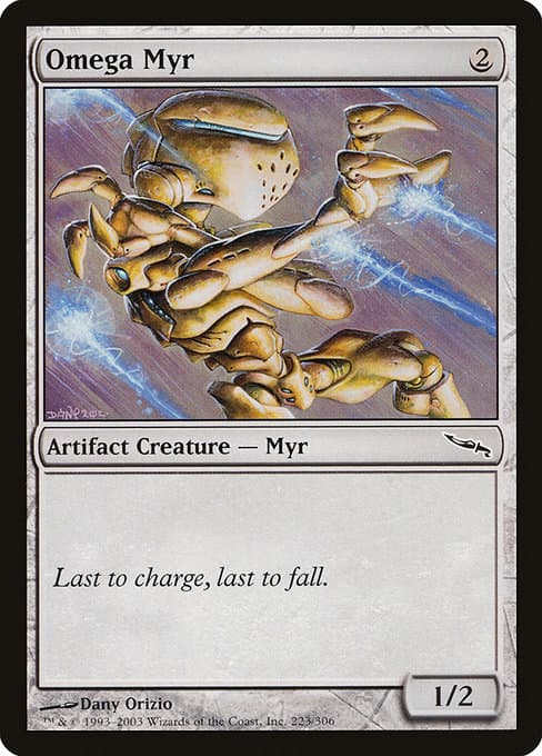 Omega Myr 2003 Magic: The Gathering Mirrodin Foil