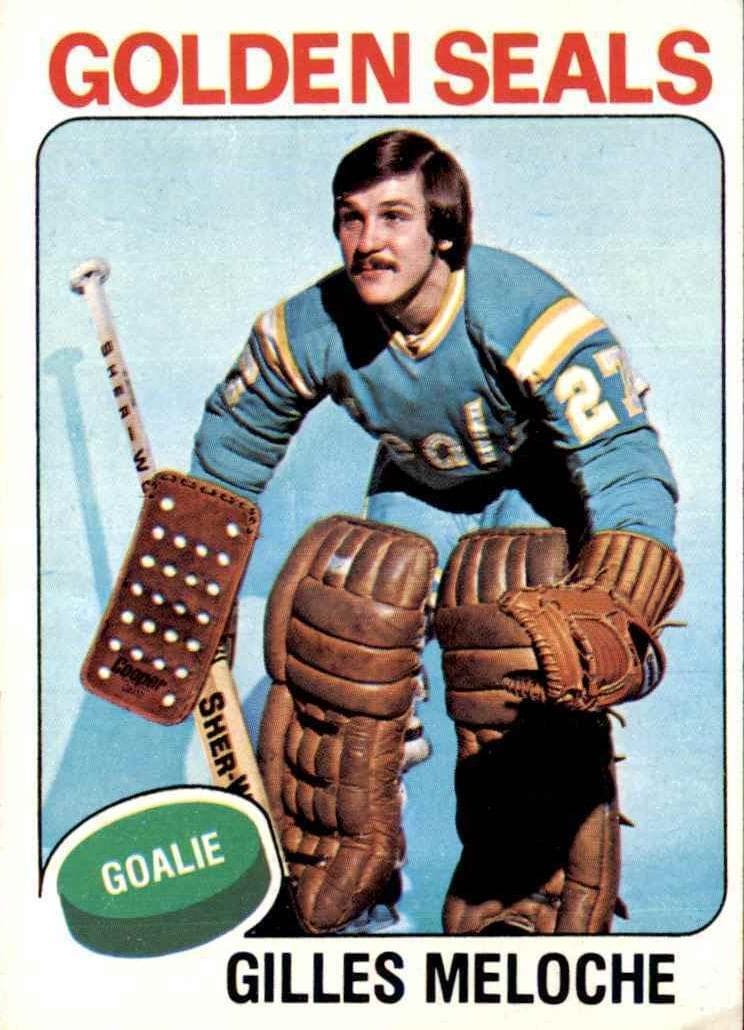 Gilles Meloche 1975 topps Topps