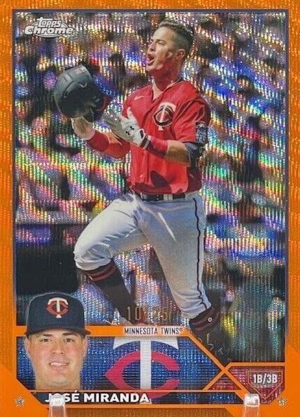 José Miranda 2023 topps Topps Chrome