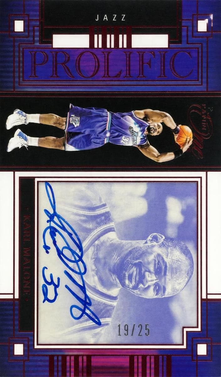 Karl Malone 2023 panini One And One