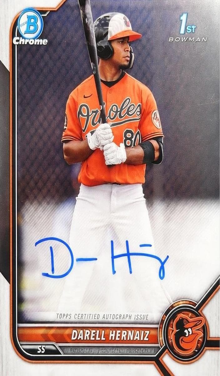 Darell Hernaiz 2022 bowman Bowman