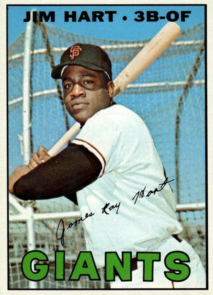 Jim Hart 1967 topps Topps