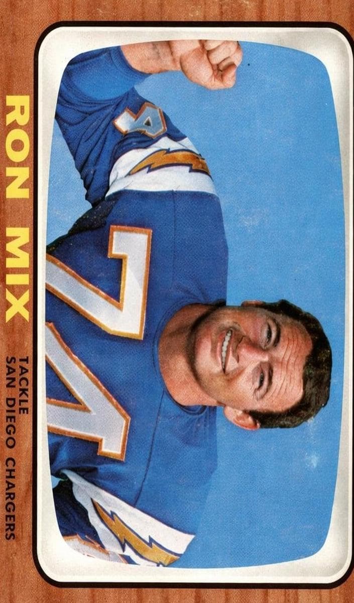 Ron Mix 1966 topps
