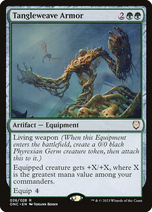 Tangleweave Armor 2023 Magic: The Gathering