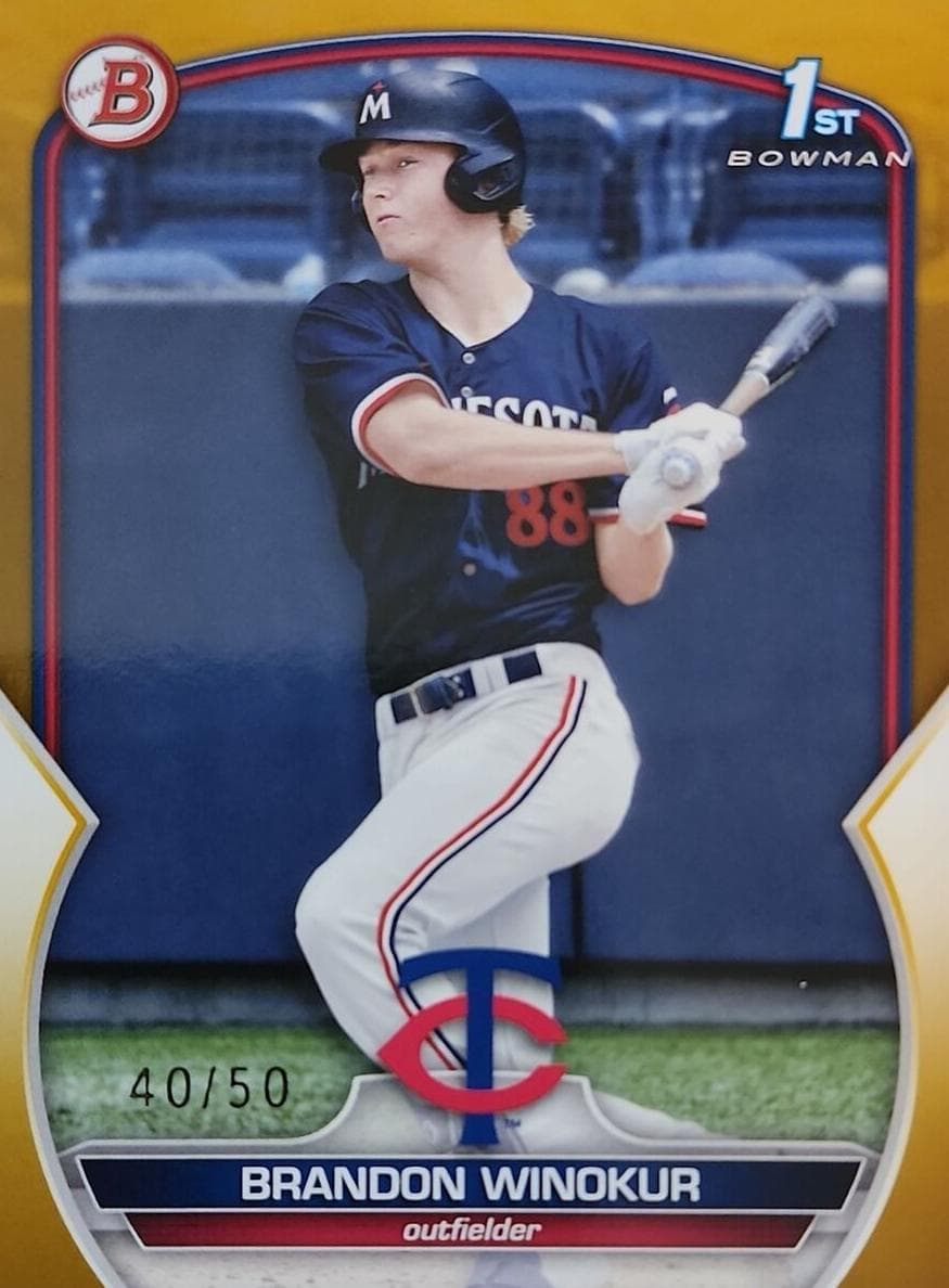 Brandon Winokur 2023 bowman Bowman Draft