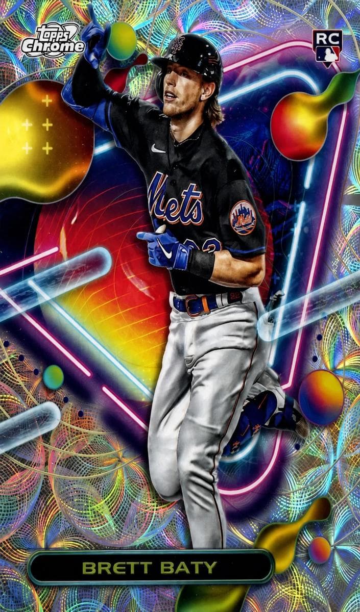 Brett Baty 2023 topps Topps Cosmic Chrome