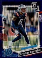 Christian Gonzalez 2023 panini Donruss Optic