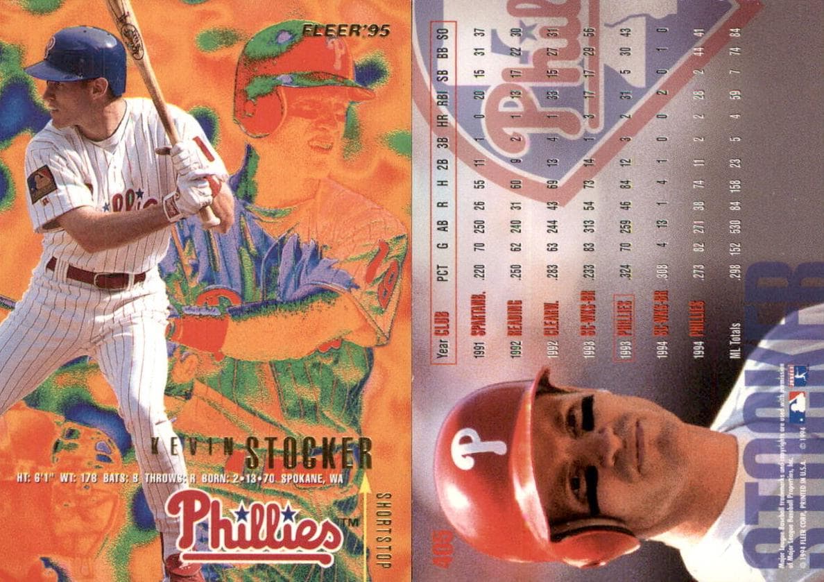 Kevin Stocker 1995 fleer Fleer
