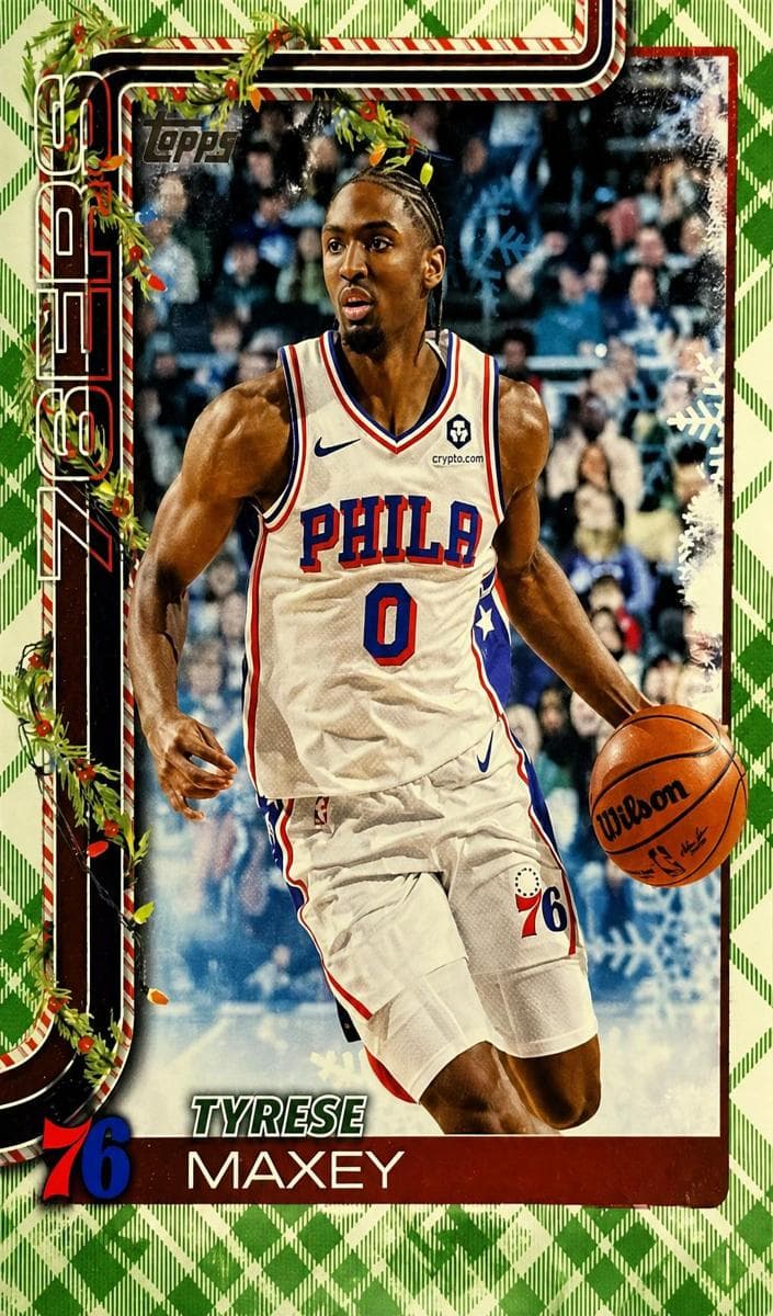 Tyrese Maxey 2025 topps Topps Holiday