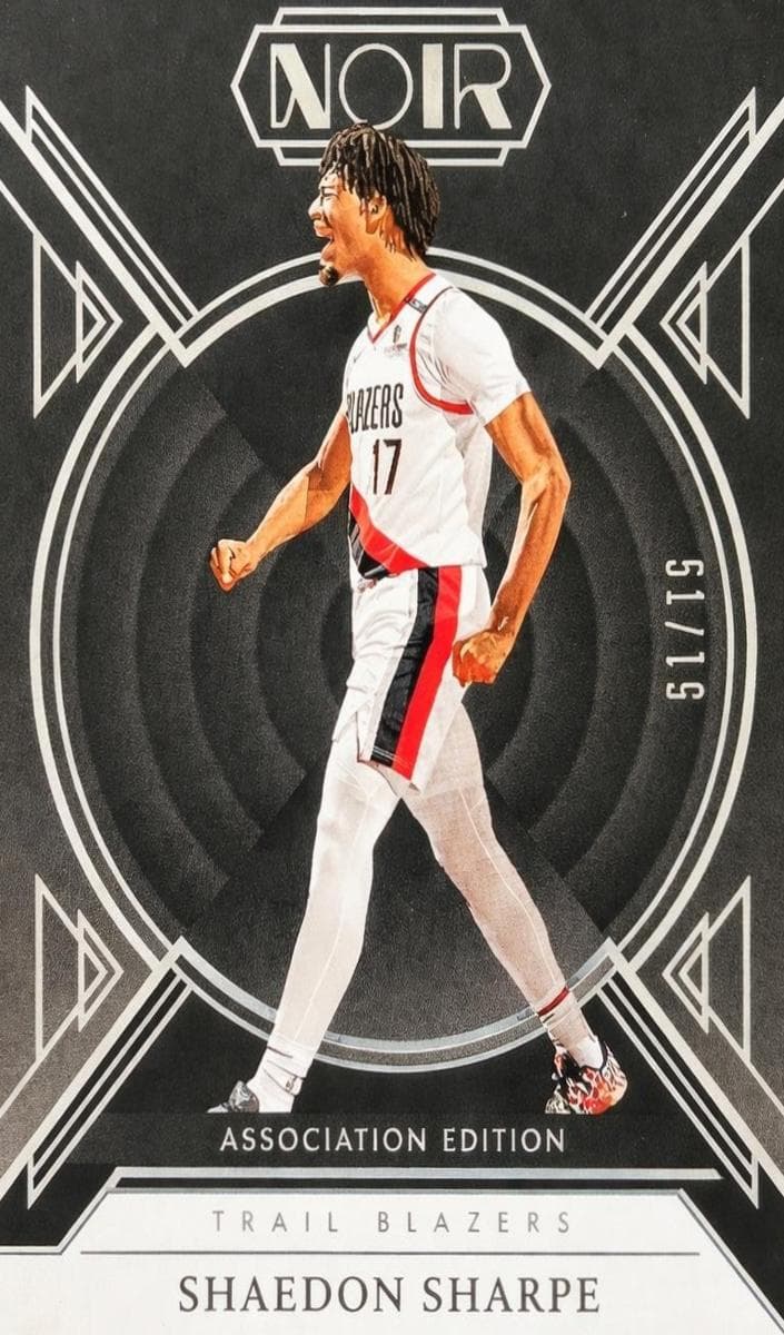 Shaedon Sharpe 2024 panini Panini Noir