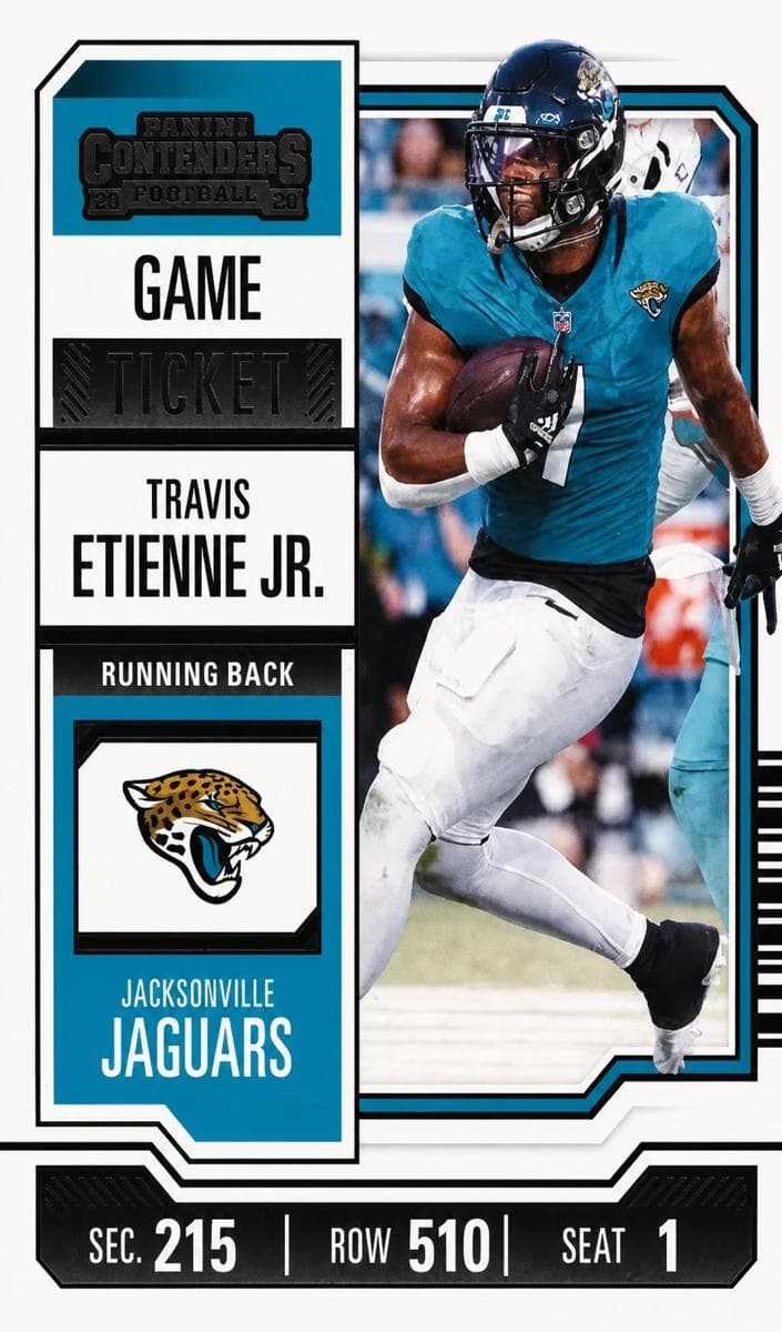 Travis Etienne Jr. 2023 panini Panini Contenders