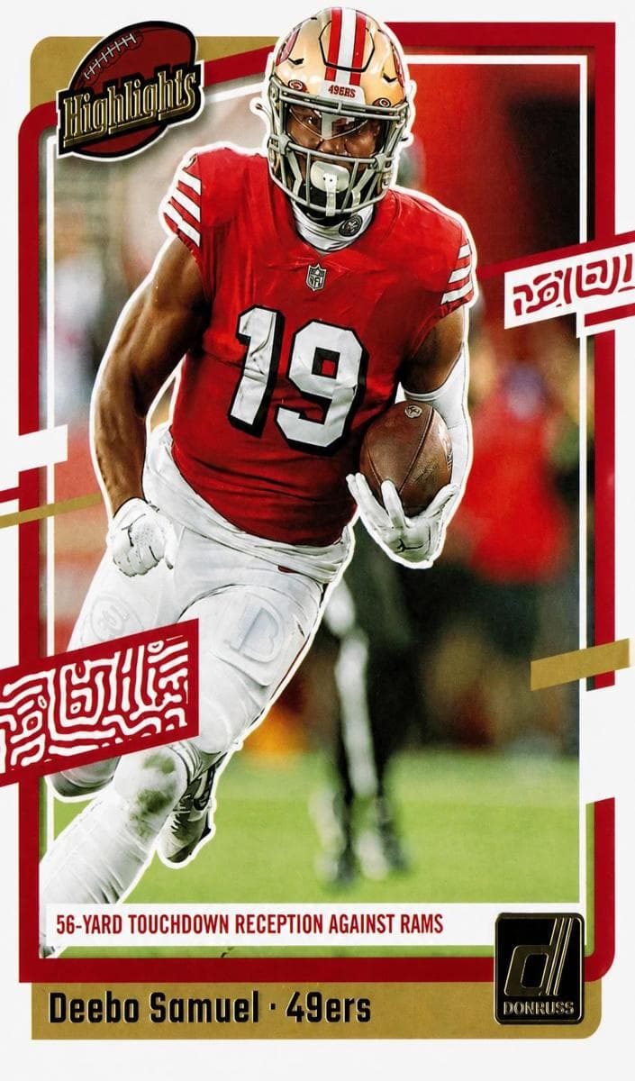 Deebo Samuel 2023 panini Panini Donruss