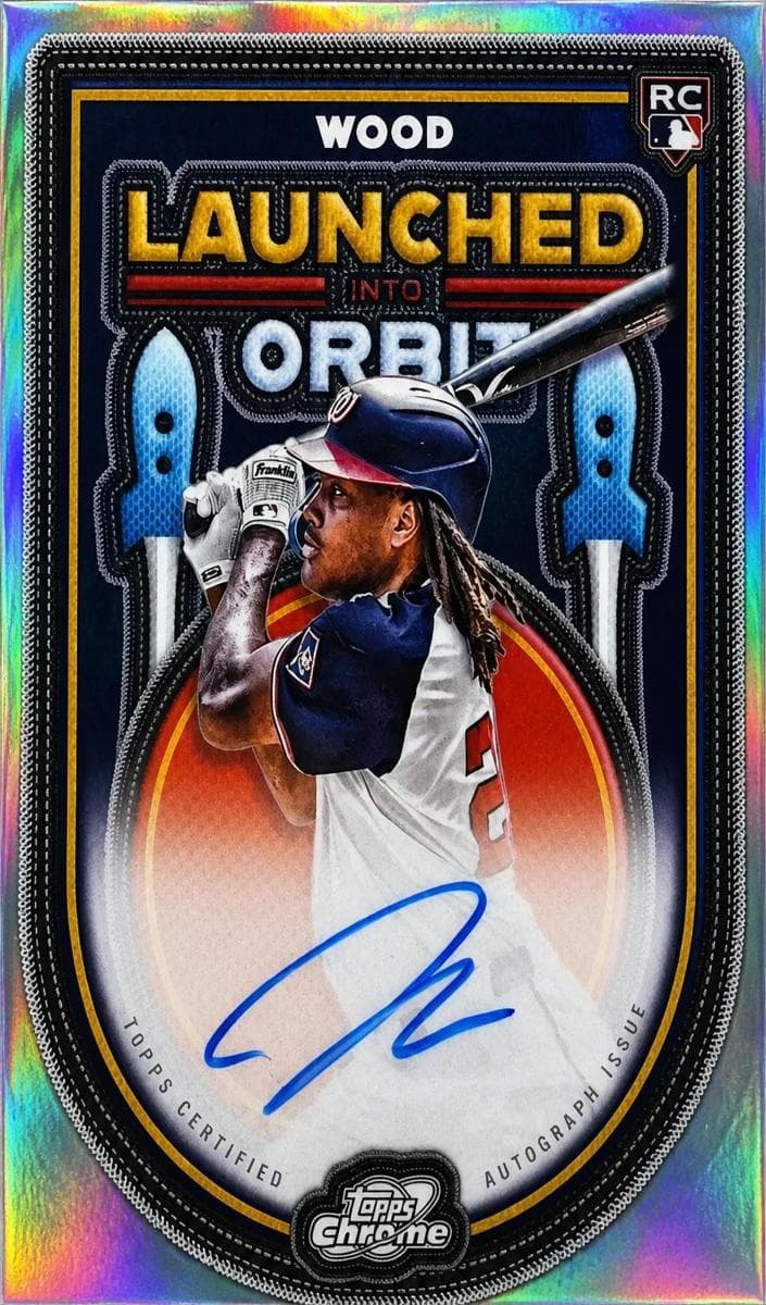 James Wood 2025 topps Topps Cosmic Chrome