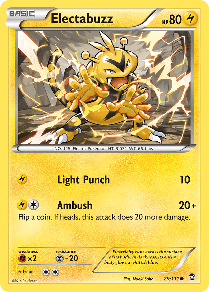 Electabuzz 2014 Pokemon Furious Fists