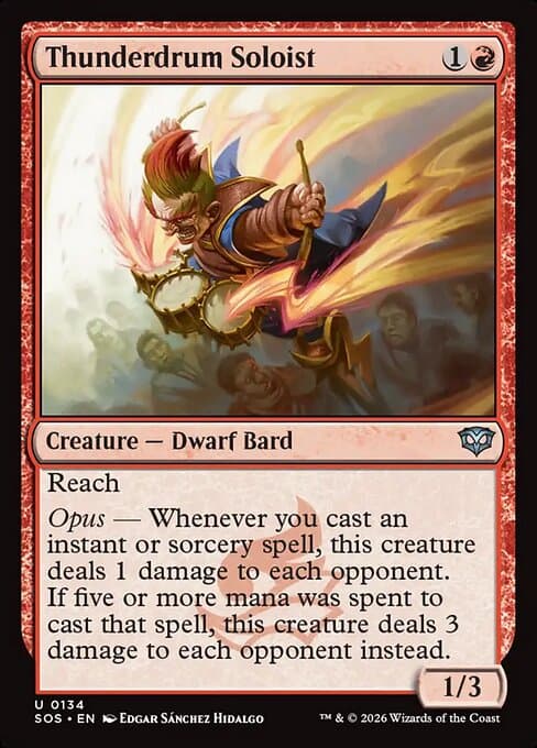 Thunderdrum Soloist] 2026 Magic: The Gathering Secrets of Strixhaven