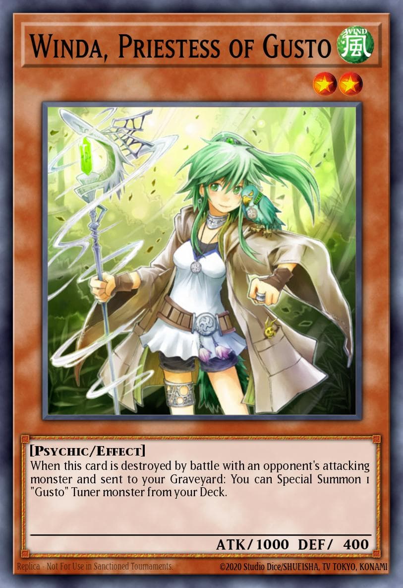 Winda, Priestess of Gusto #DT05-EN073