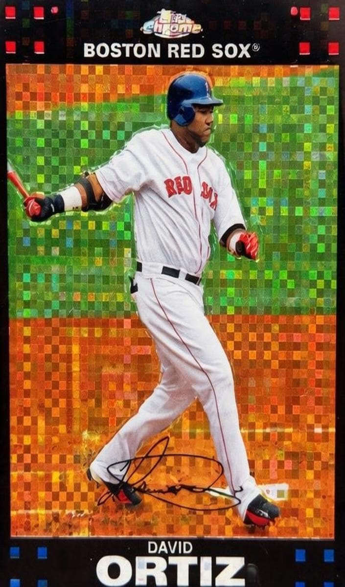 David Ortiz 2007 topps Topps Chrome