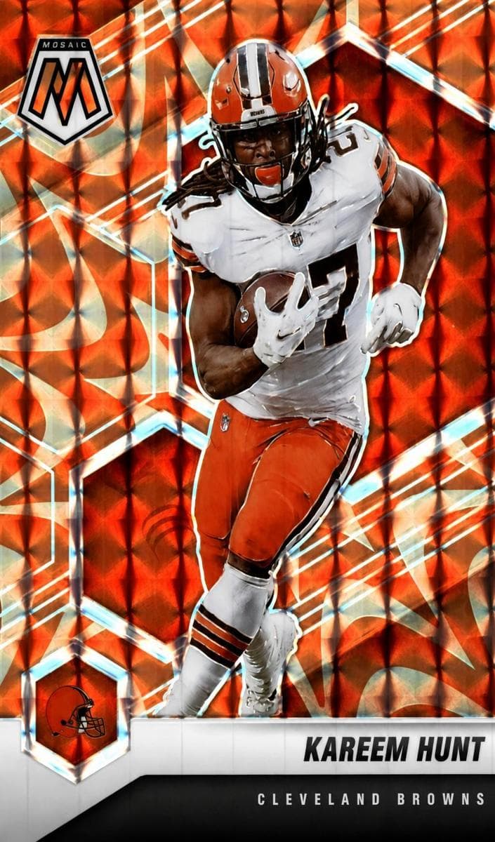 Kareem Hunt 2021 panini Panini Mosaic