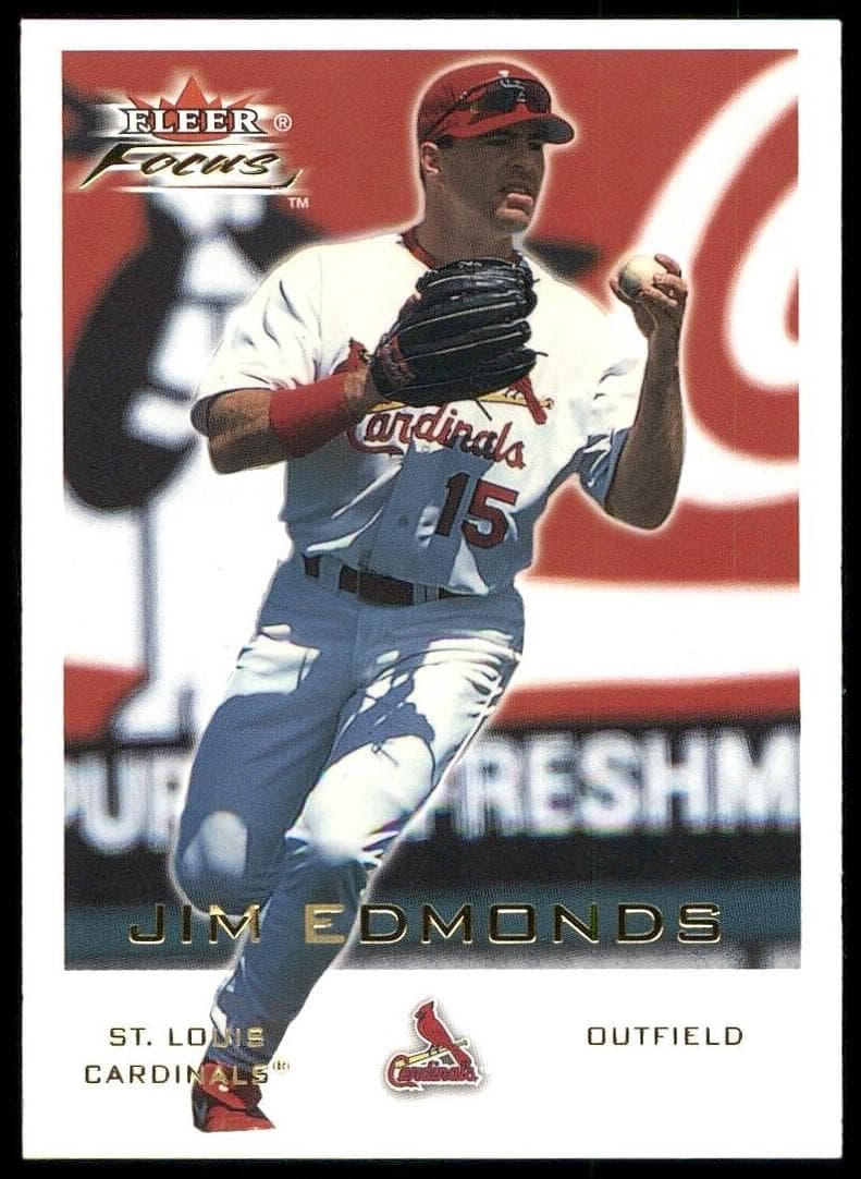 Jim Edmonds 2001 fleer Fleer Focus
