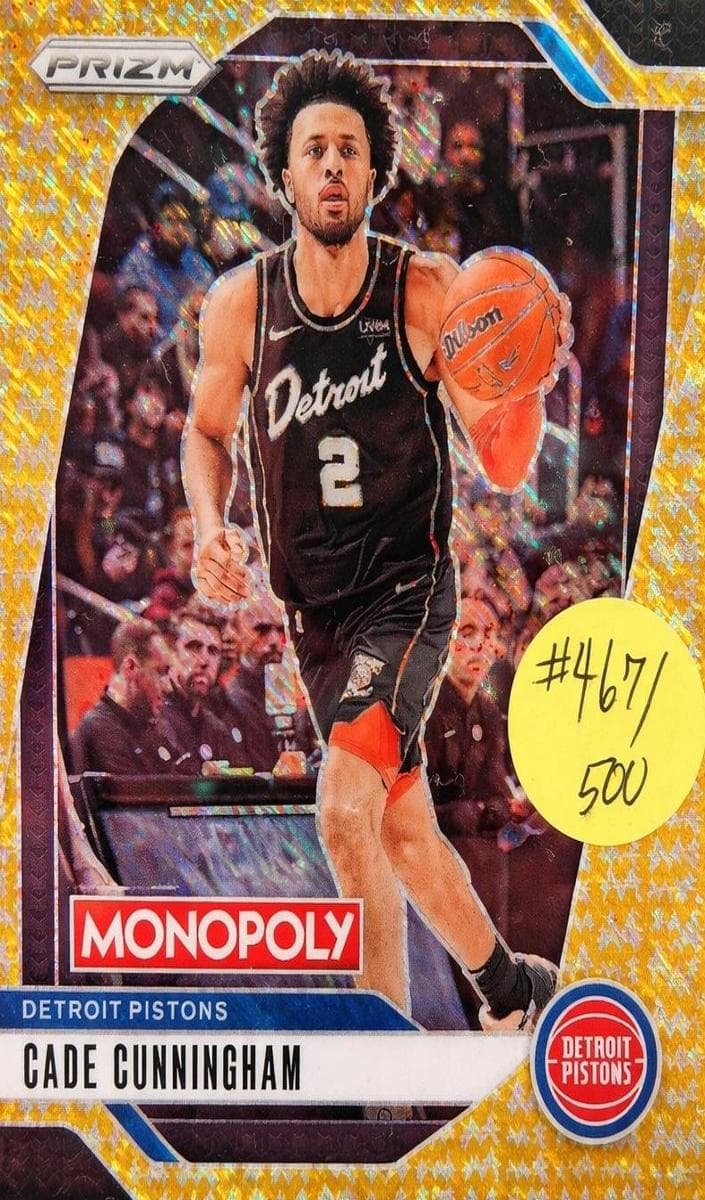 Cade Cunningham 2024 panini Panini Prizm Monopoly