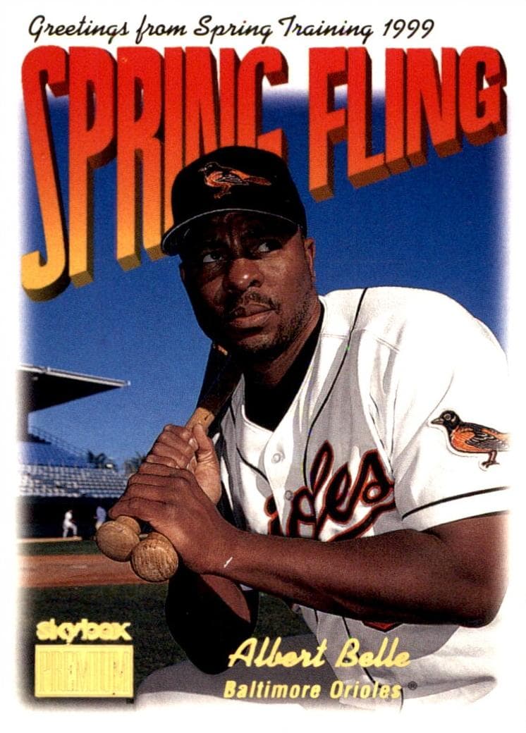 Albert Belle 1999 fleer SkyBox Premium