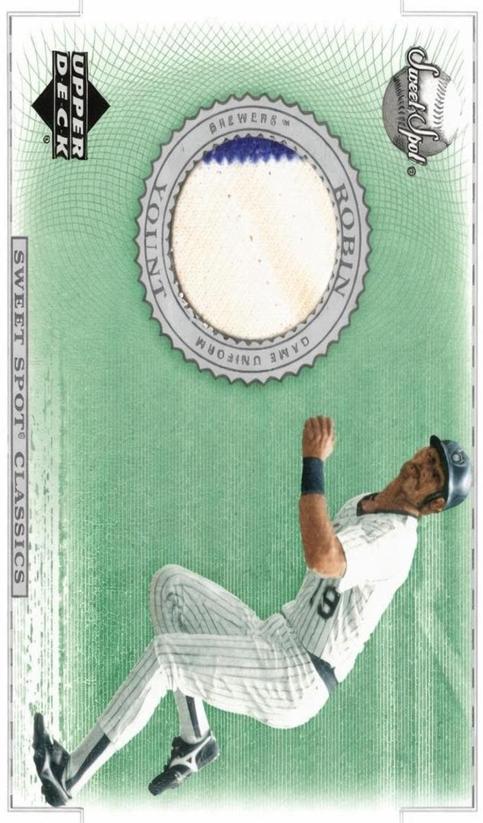 Robin Yount 2002 upper-deck Sweet Spot Classics Game Jersey