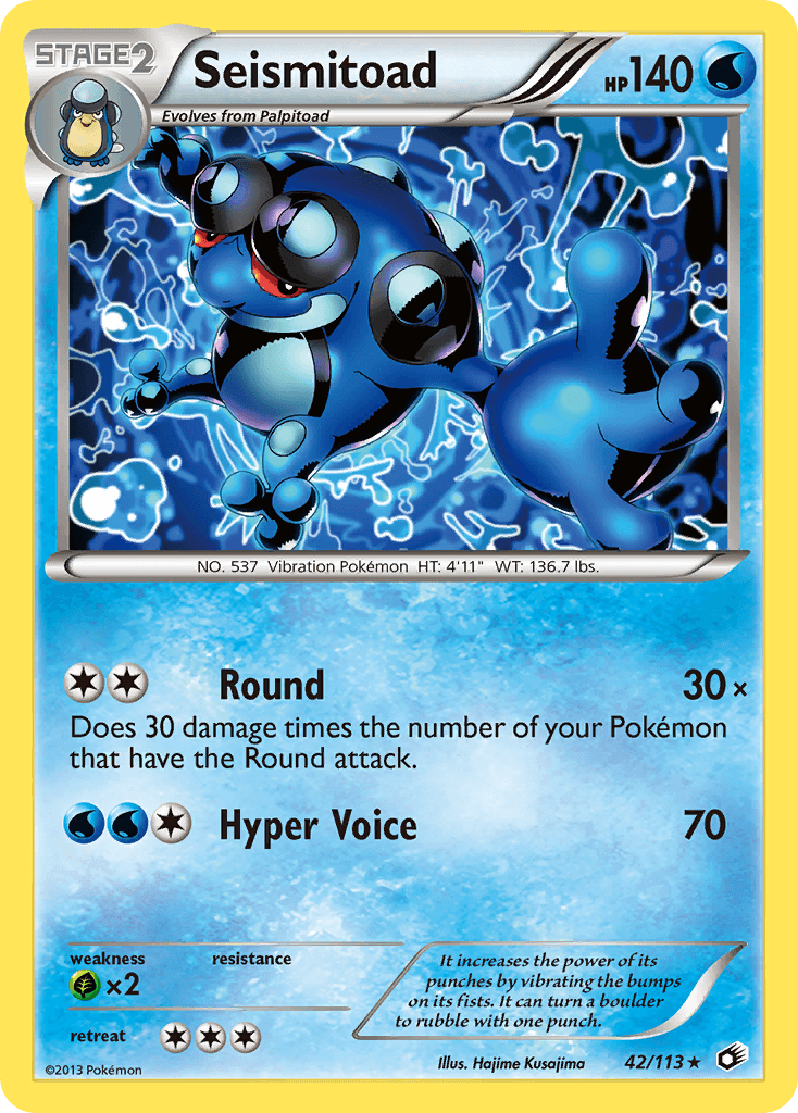 Seismitoad 2013 Pokemon