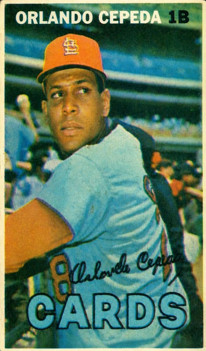 Orlando Cepeda 1967 topps Topps Venezuelan