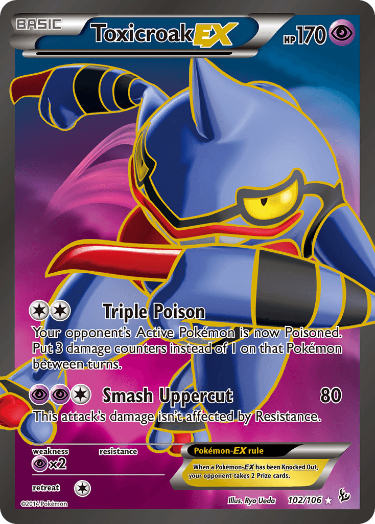 Toxicroak EX #102