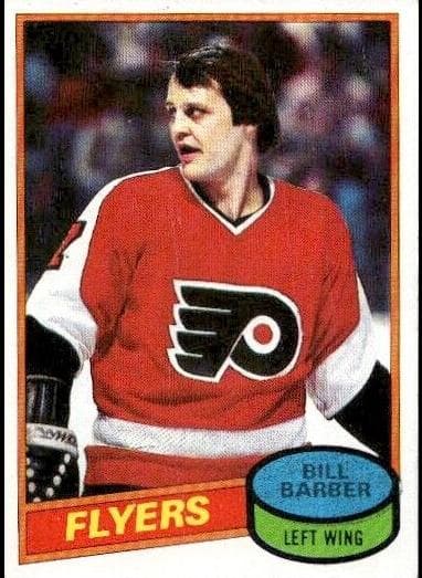 Bill Barber 1980 topps