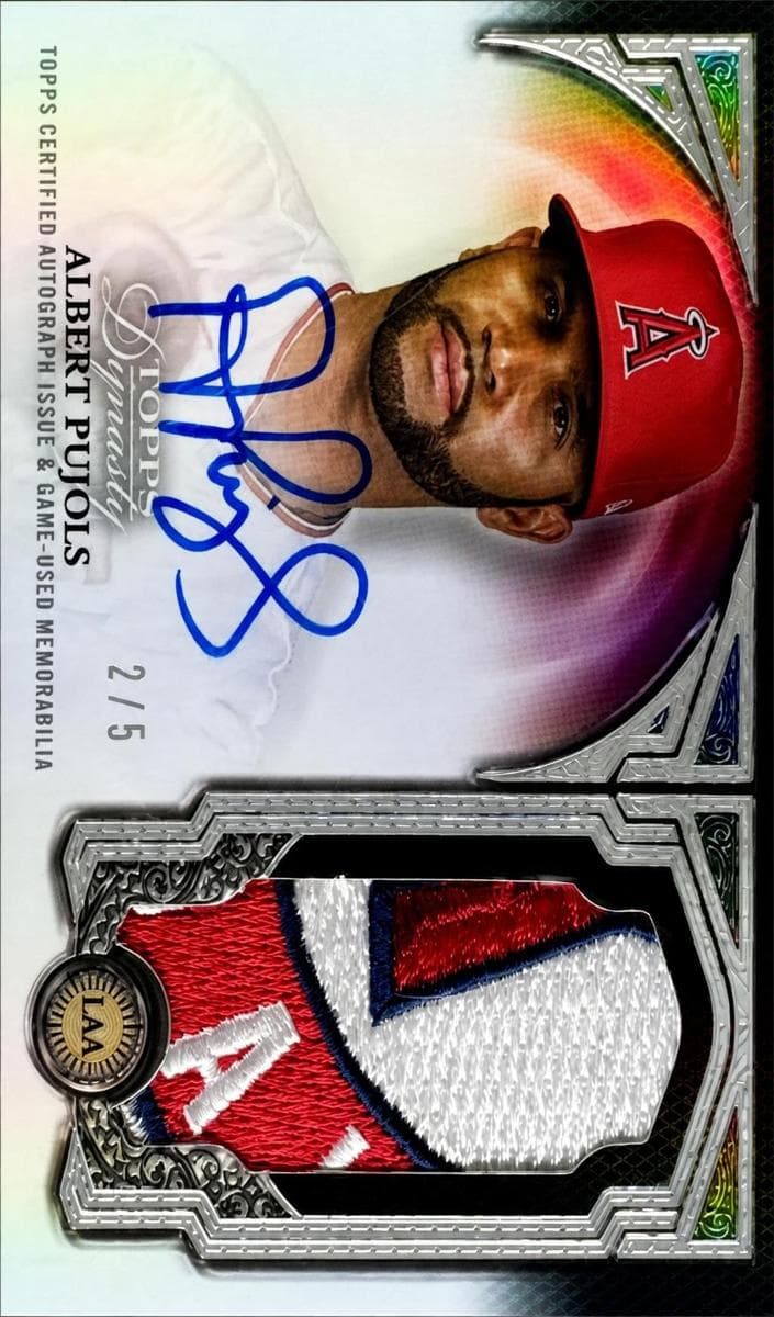 Albert Pujols 2023 topps Topps Dynasty