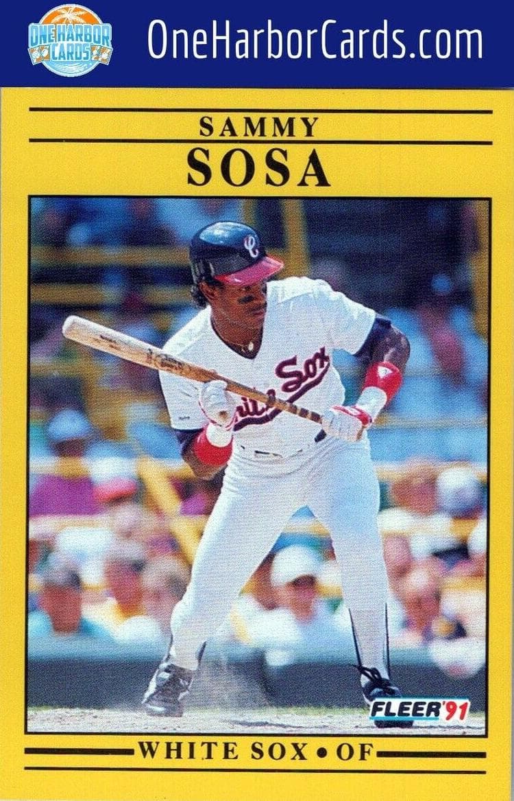 Sammy Sosa 1991 fleer