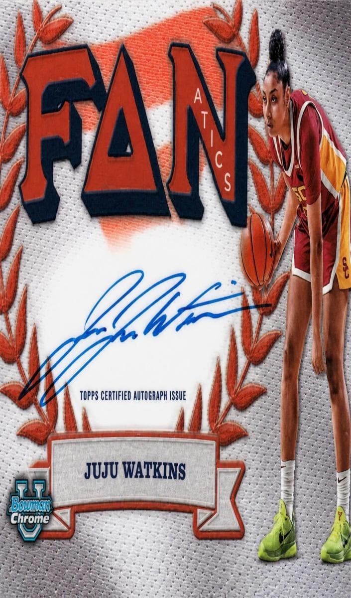 JuJu Watkins 2024 bowman Bowman University Chrome