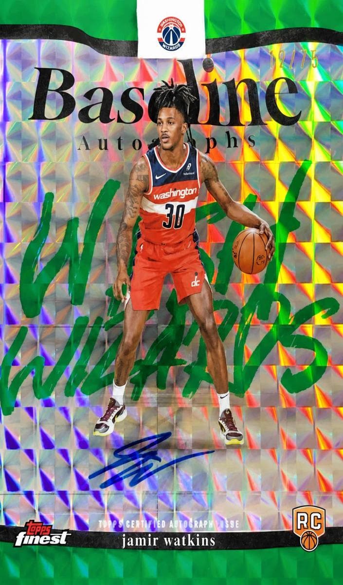Jamir Watkins 2025 topps Topps Finest