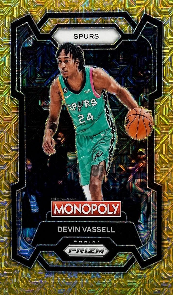 Devin Vassell 2023 panini Panini Prizm Monopoly