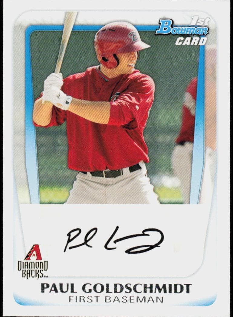 Paul Goldschmidt 2011 bowman Bowman