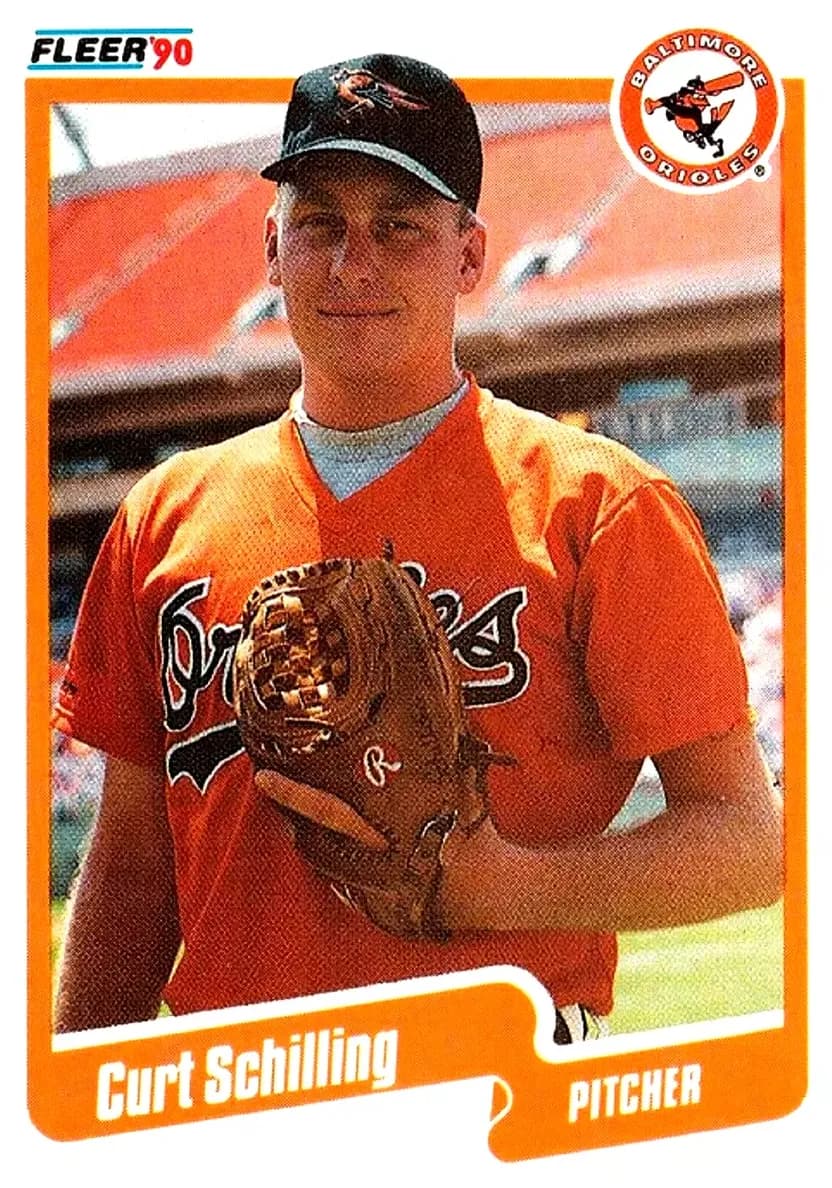 Curt Schilling 1990 fleer