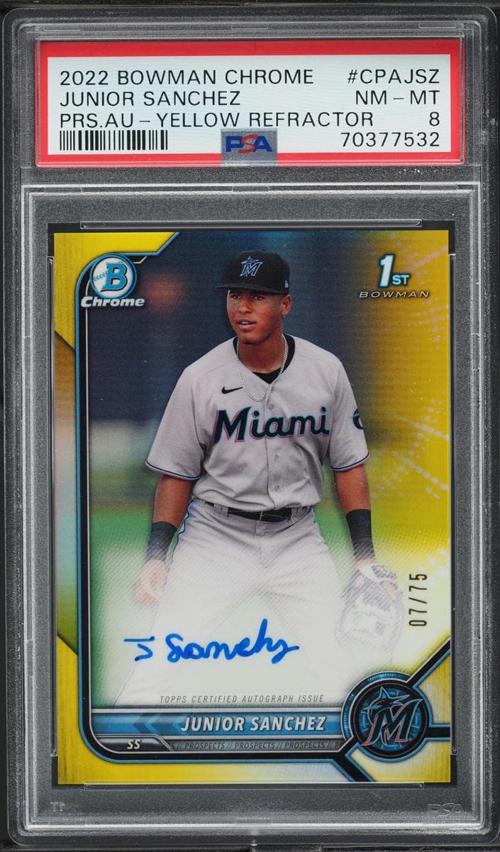 Junior Sanchez trading card