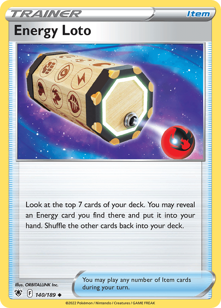 Energy Loto 2022 Pokemon