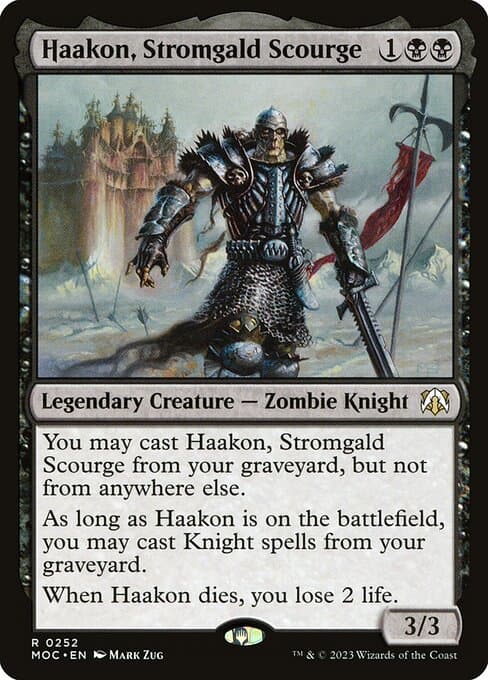 Haakon, Stromgald Scourge 2023 Magic: The Gathering March of the Machine Commander