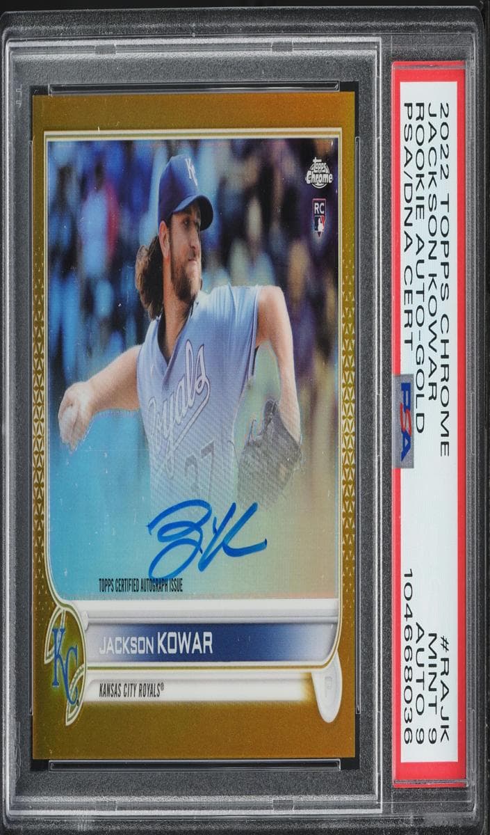 Jackson Kowar 2022 topps Topps Chrome