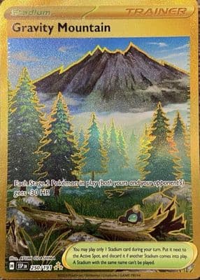 Gravity Mountain trading card