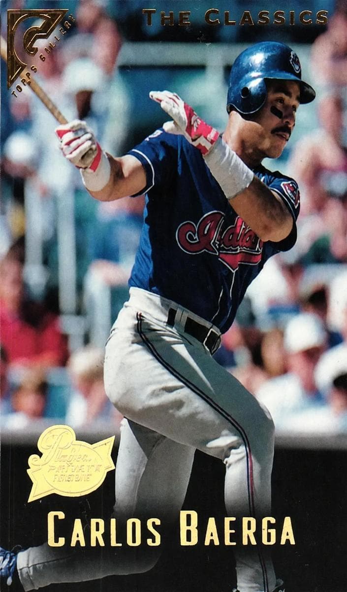 Carlos Baerga 1996 topps Topps Gallery