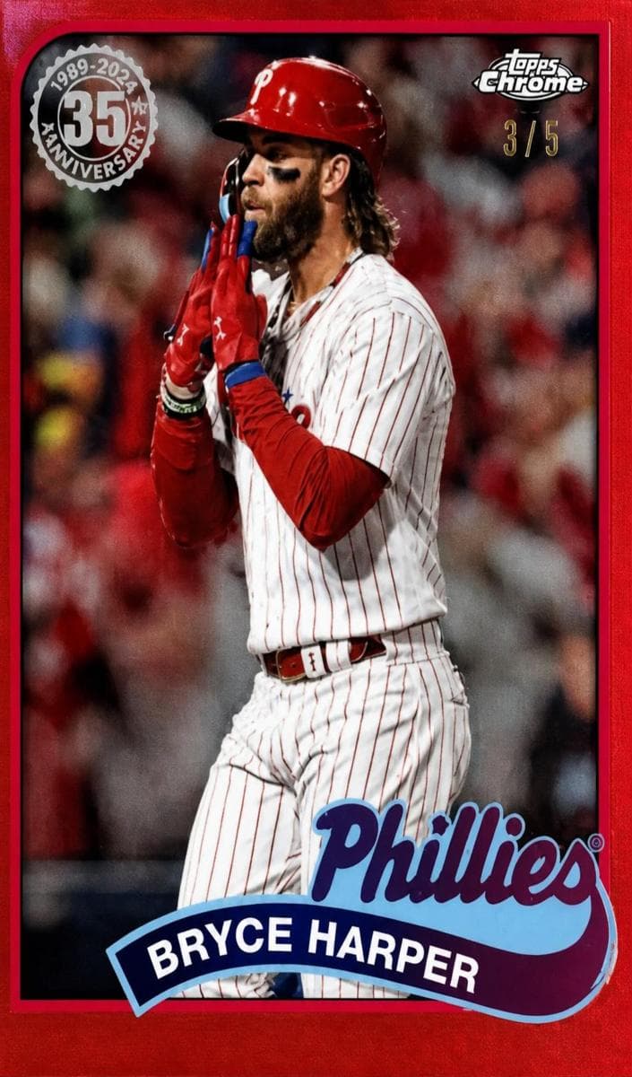 Bryce Harper 2024 topps Topps Chrome