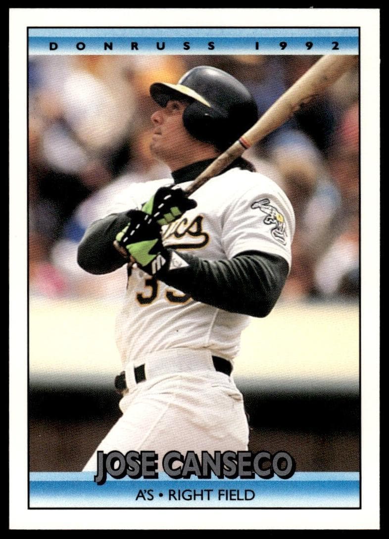 Jose Canseco 1992 panini Donruss
