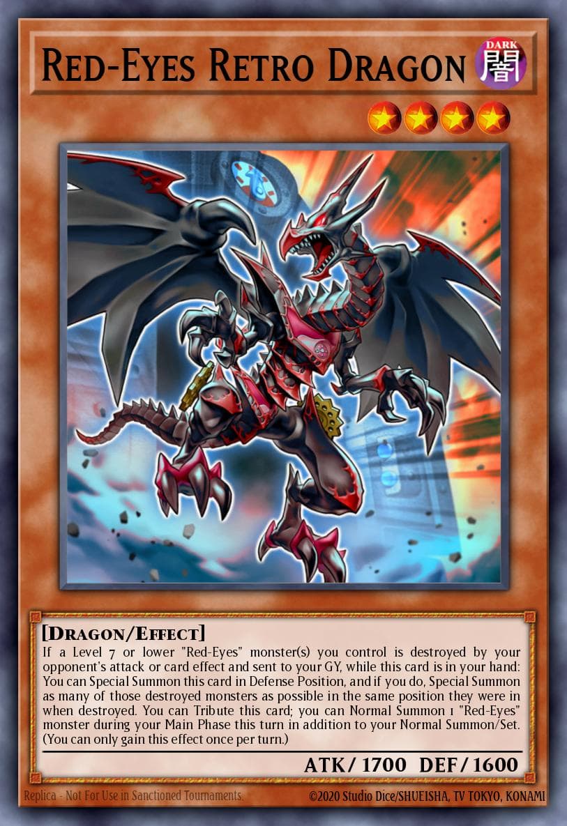 Red-Eyes Retro Dragon #LEDU-EN005