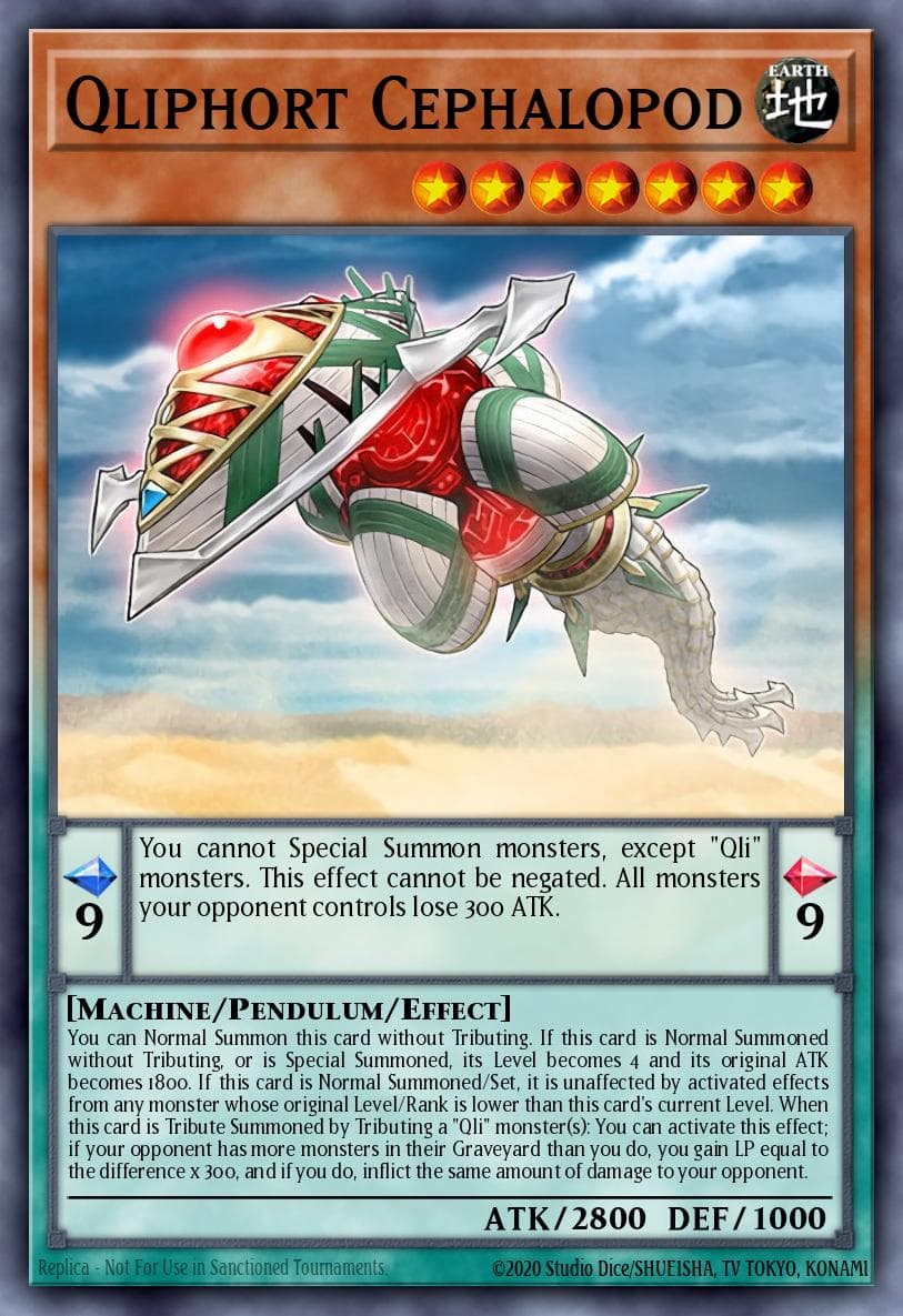 Qliphort Cephalopod 2015 Yu-Gi-Oh! Secrets of Eternity