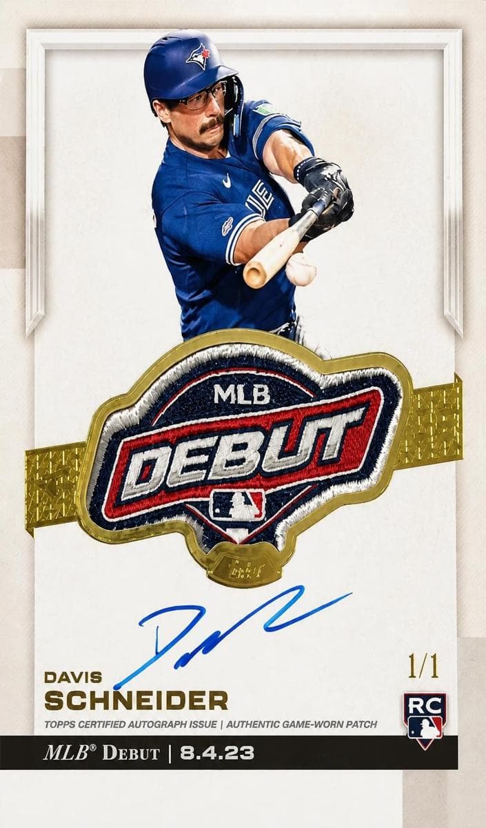 Davis Schneider 2024 topps Topps Chrome Update