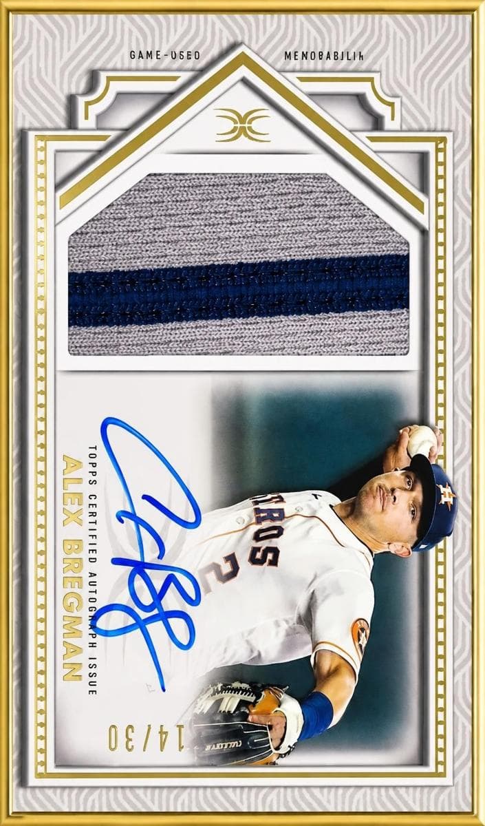 Alex Bregman 2022 topps Topps Definitive Collection