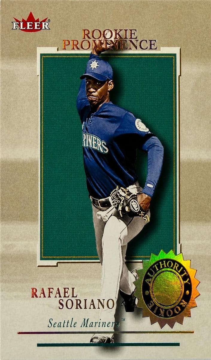 Rafael Soriano 2001 fleer Fleer Authority
